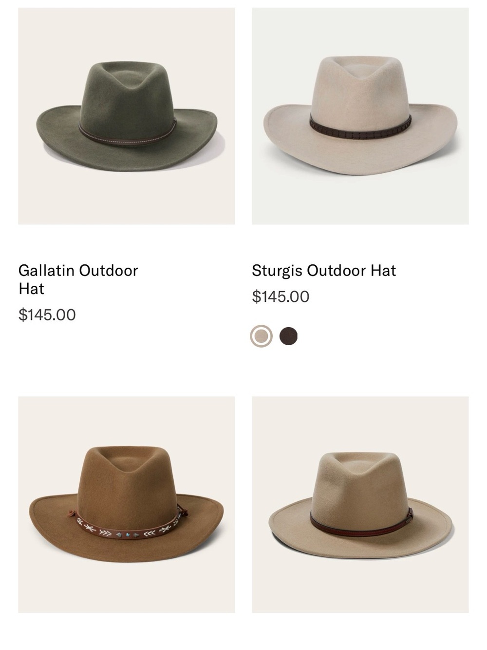 Stetson x Onward Reserve Crushable Wool Broadfield Hat/Fedora - Unisex- Large - Picture 13 of 13